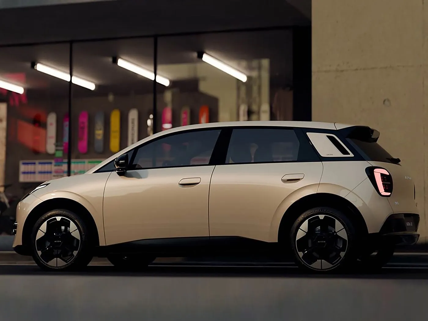 New Energy Pure Electric Mini Hatchback AION UT Hot Sale Lithium Hybrid EV From GAC Joint Venture Low Price