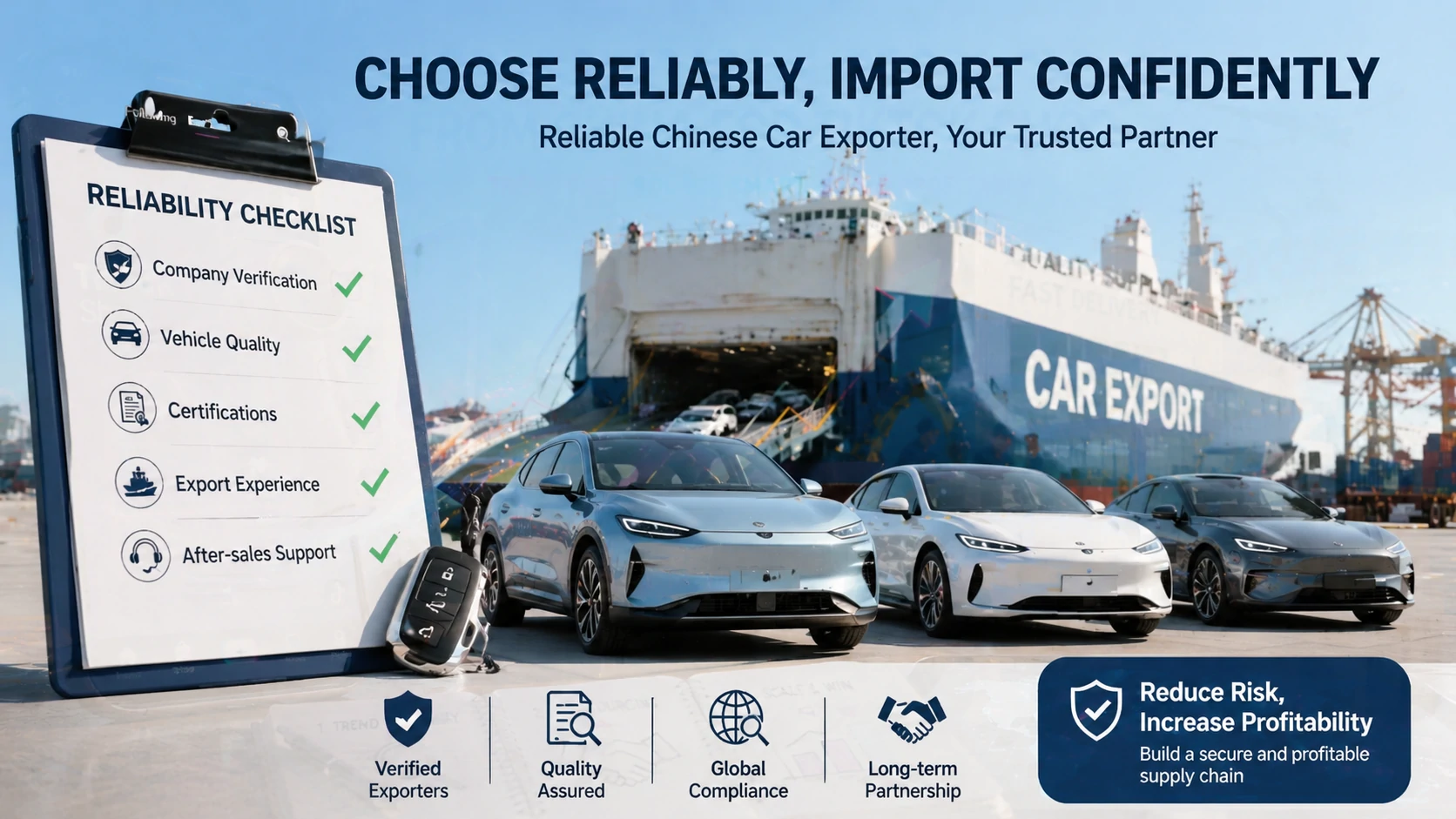 How to Choose a Reliable Chinese Car Exporter: A Practical Reliability Checklist for Global Dealers