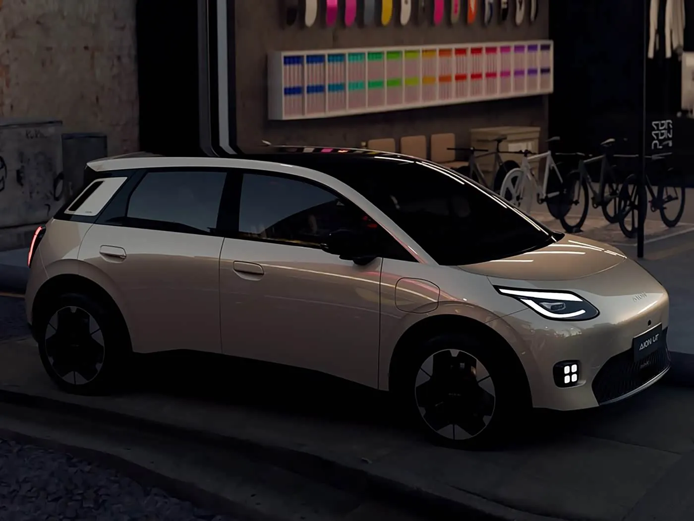 New Energy Pure Electric Mini Hatchback AION UT Hot Sale Lithium Hybrid EV From GAC Joint Venture Low Price