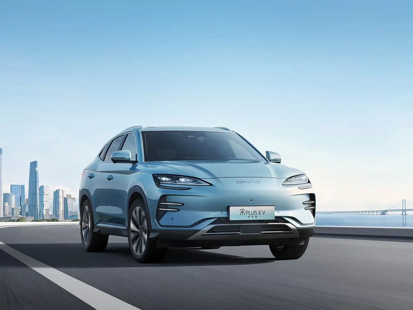 BYD Song Plus SUV Automatic AWD with Rear Camera Leather Seats Hybrid Fuel Left Steering