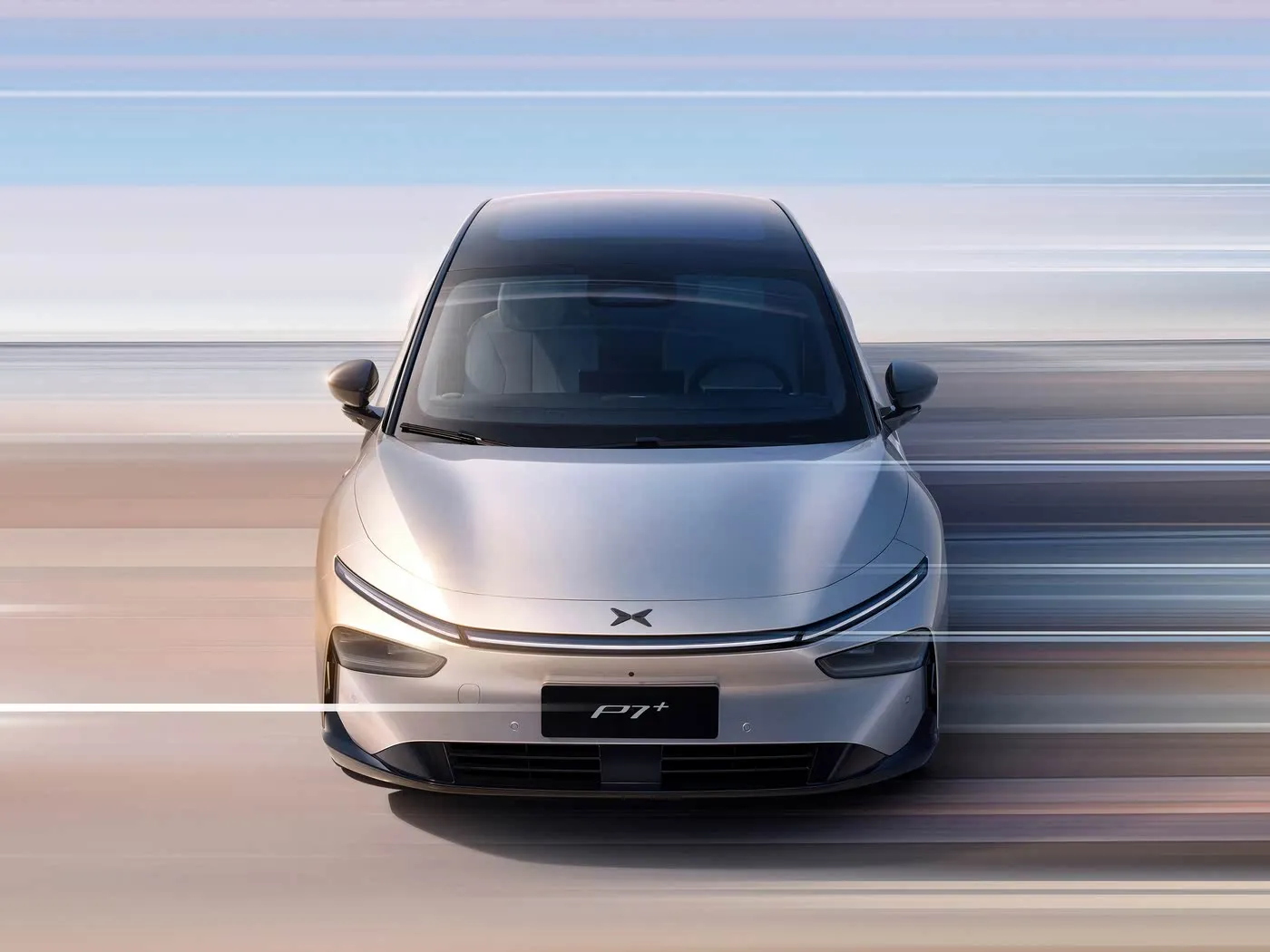 Limited Edition EV XPENG P7+ 5-Seat Pure Electric Hatchback New Design Left Steering 685Km Max Speed New Energy Vehicle
