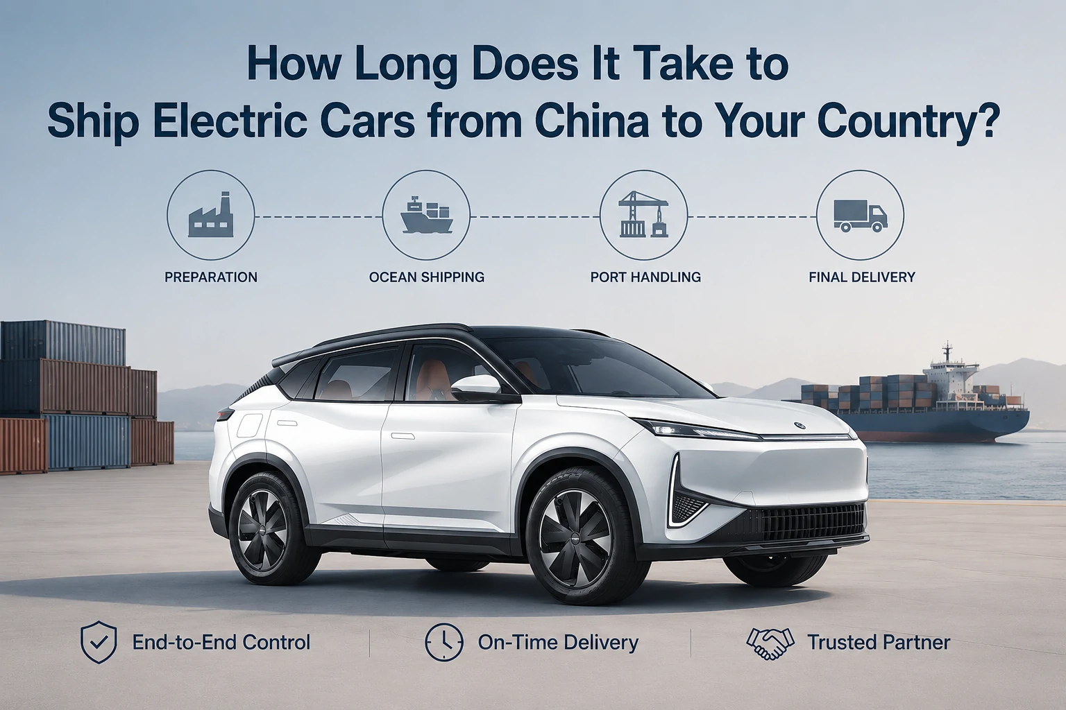 How Long Does It Take to Ship Electric Cars from China to Your Country?